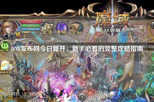 DNF發(fā)布網(wǎng)今日新開，新手必看的完整攻略指南！