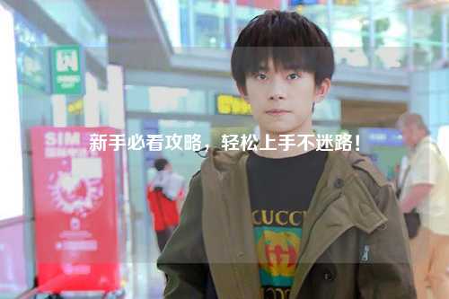 新手必看攻略，輕松上手不迷路！