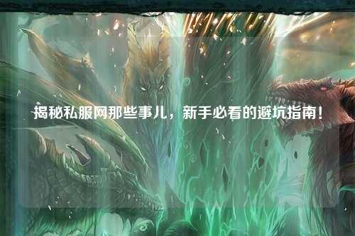 揭秘私服網那些事兒，新手必看的避坑指南！