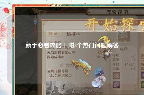 新手必看攻略 | 附3個熱門問題解答