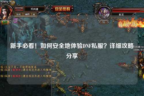 新手必看！如何安全地體驗DNF私服？詳細攻略分享