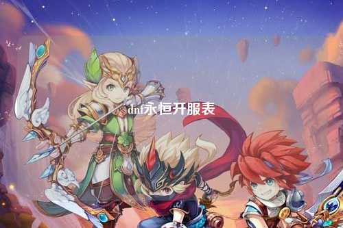 dnf永恒開(kāi)服表