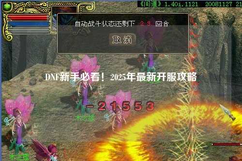 DNF新手必看！2025年最新開服攻略