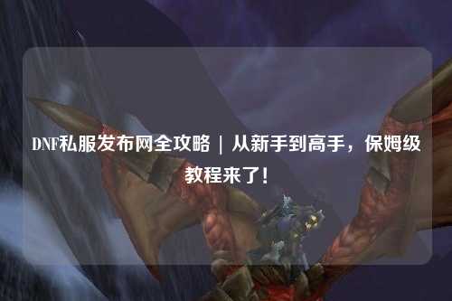 DNF私服發(fā)布網(wǎng)全攻略 | 從新手到高手，保姆級教程來了！
