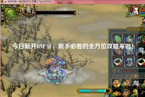 今日新開DNF SF，新手必看的全方位攻略來啦！