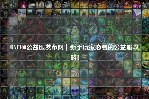 DNF100公益服發(fā)布網(wǎng)｜新手玩家必看的公益服攻略！