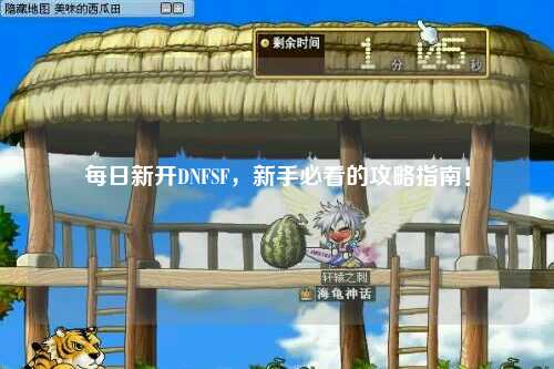 每日新開DNFSF，新手必看的攻略指南！