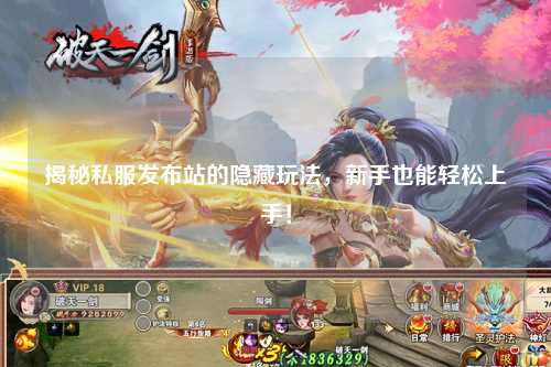 揭秘私服發布站的隱藏玩法，新手也能輕松上手！