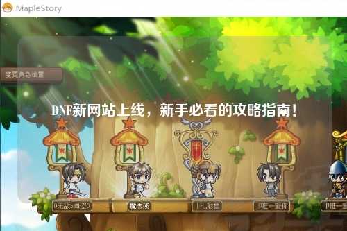 DNF新網(wǎng)站上線，新手必看的攻略指南！
